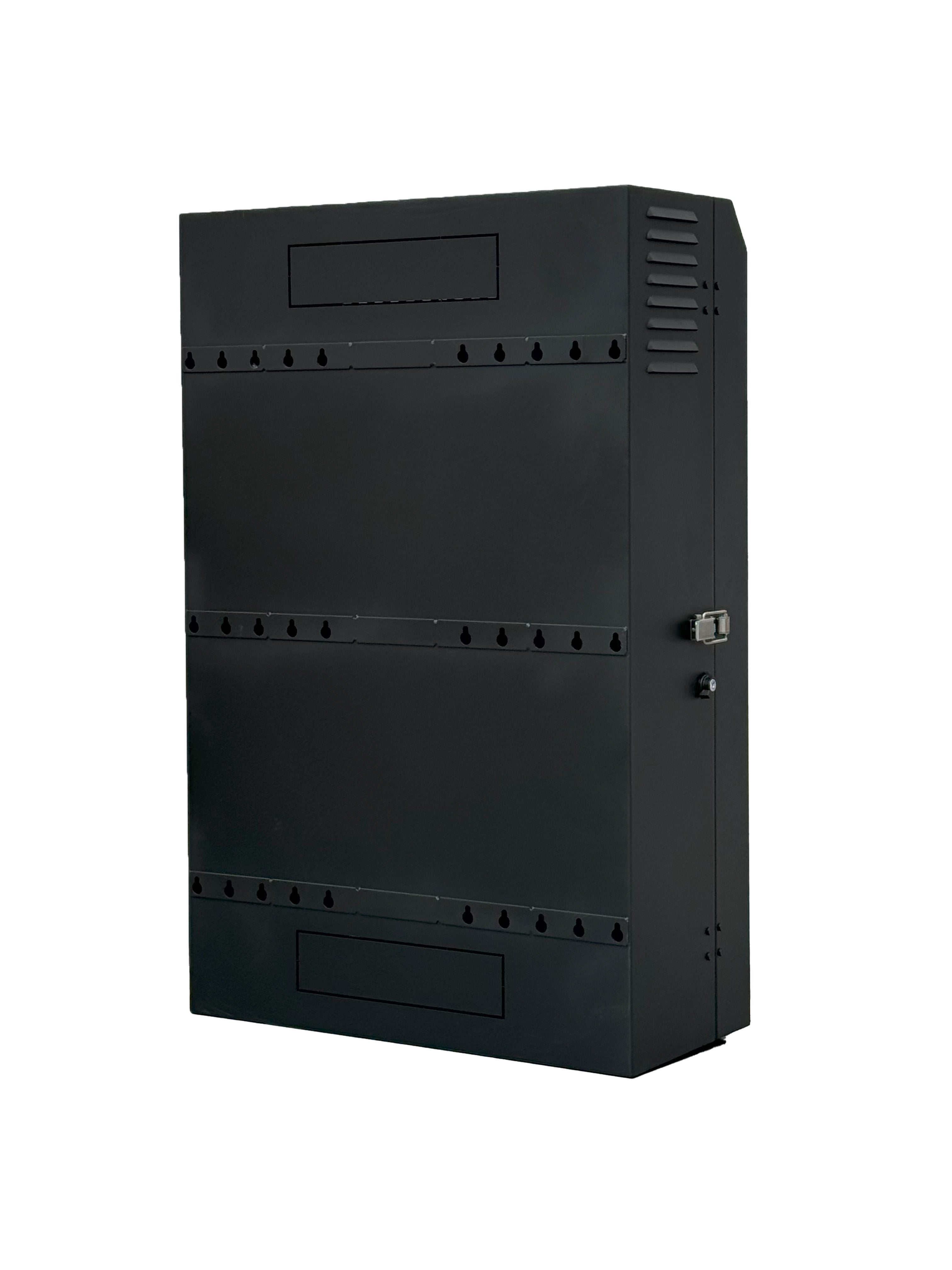 6RU 640mm Wide x 300mm Deep x 1000mm High Fully Assembled Vertical Mount Wall Cabinet