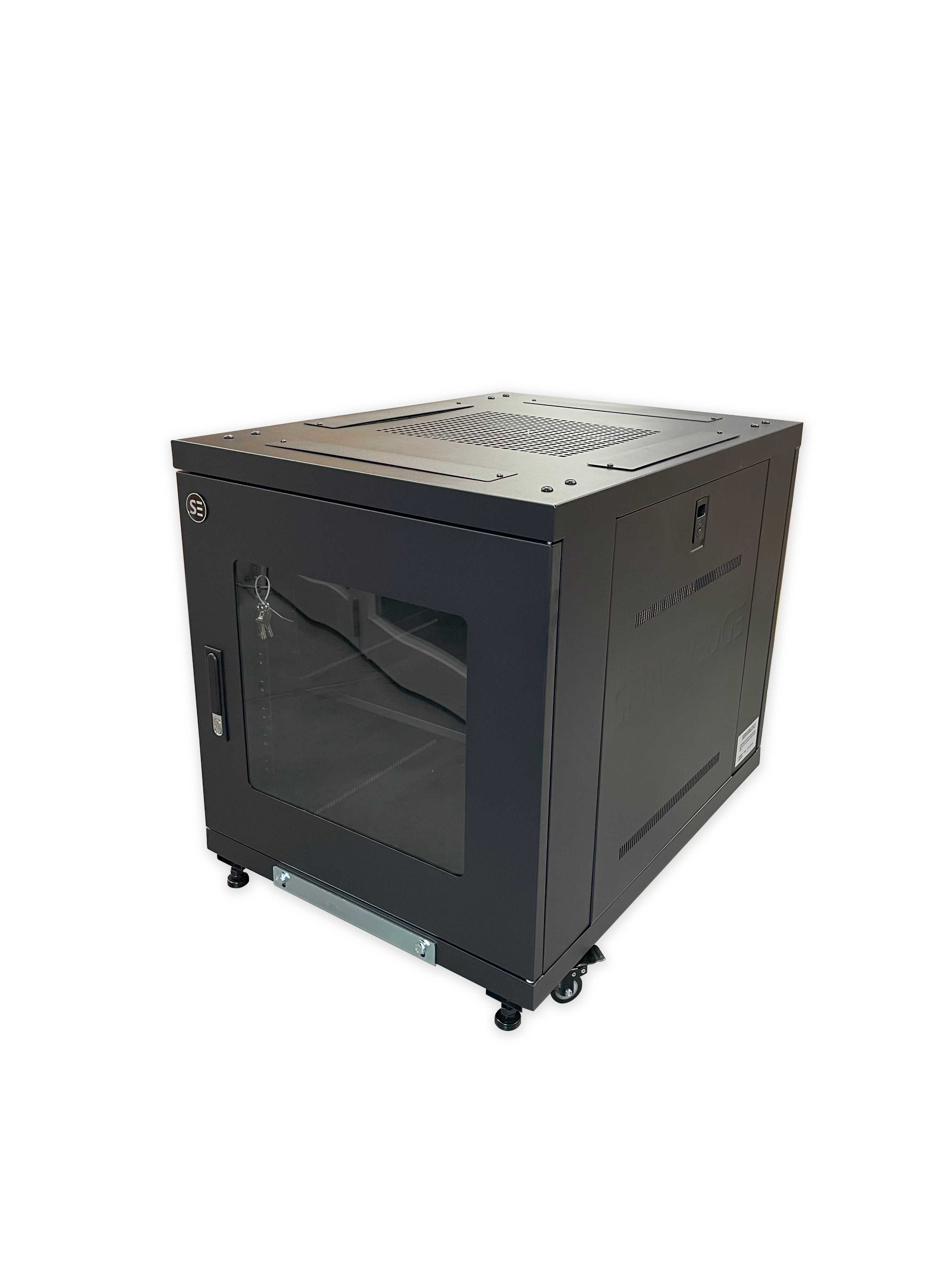 12RU 600mm Wide & 800mm Deep Fully Assembled Free Standing Server Cabi