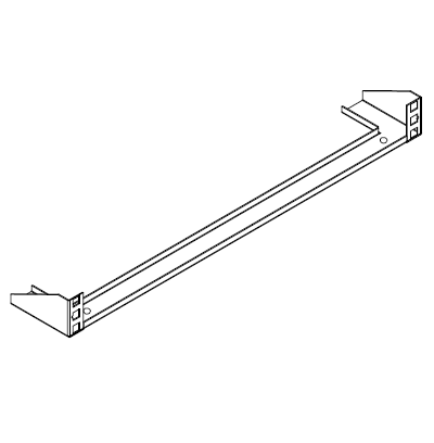 1RU Vertical Mount Wall Bracket - 19 Inch Wide