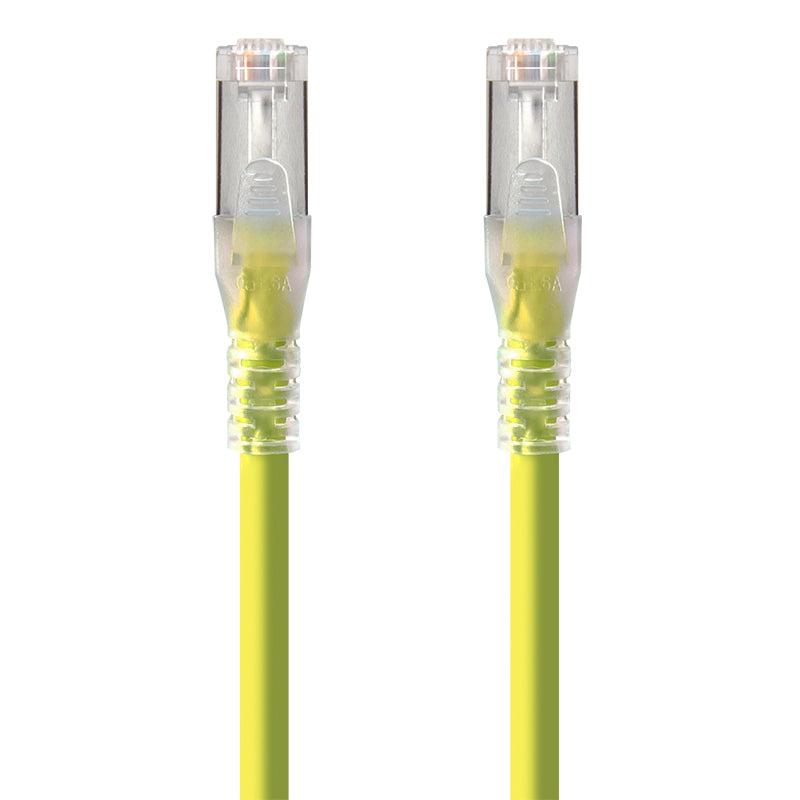 5m Yellow 10GbE Shielded CAT6A LSZH Network Cable