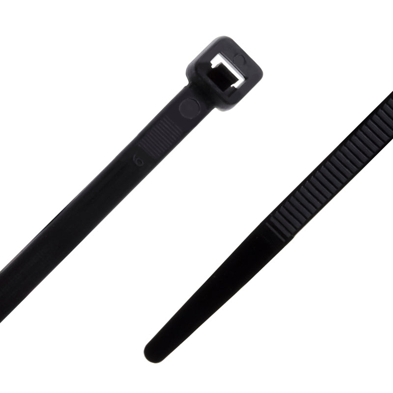 Nylon Cable Tie BLACK (UV Rated) 150mm X 3.6mm - (Bag of 100)