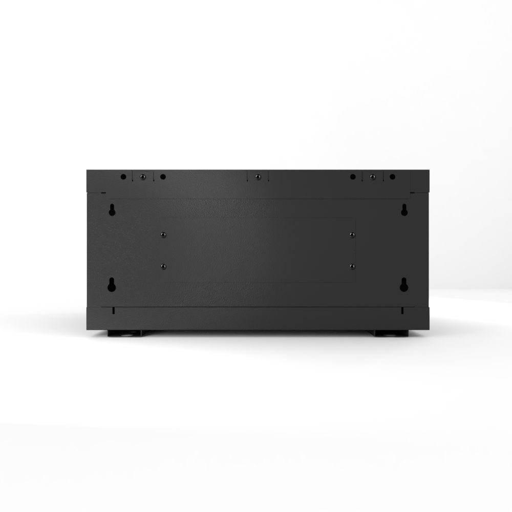 Serveredge 4RU 600mm Wide & 550mm Deep Fully Assembled Swing Frame Hinged Wall Mount Cabinet