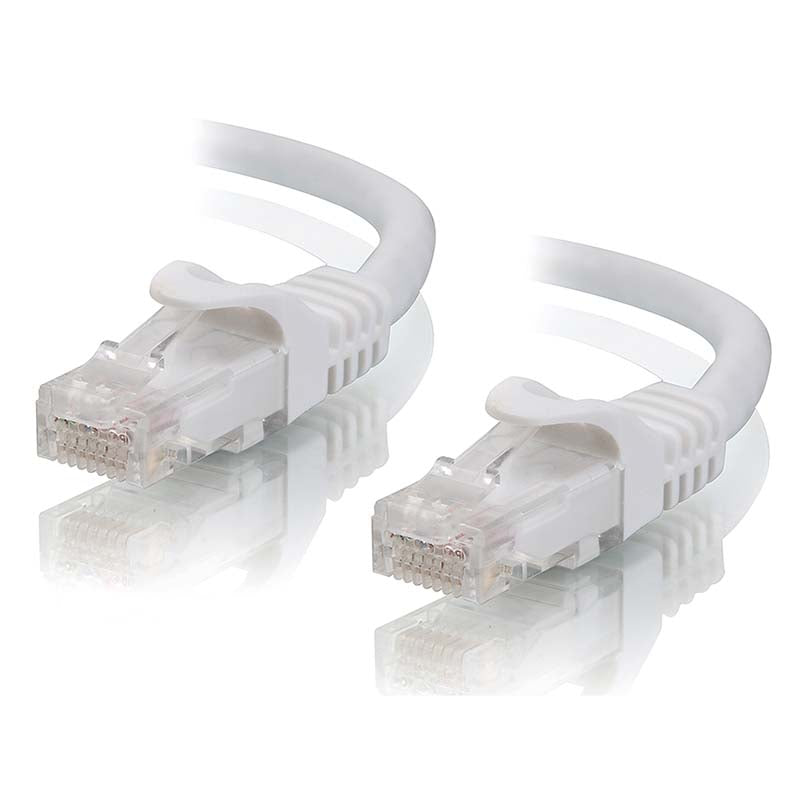 1m White CAT5e Network Cable