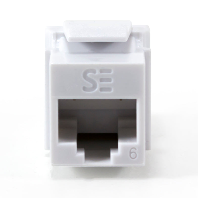 Serveredge Universal Cat6, UTP, RJ45 Modular Keystone Jack - QUICK TOO