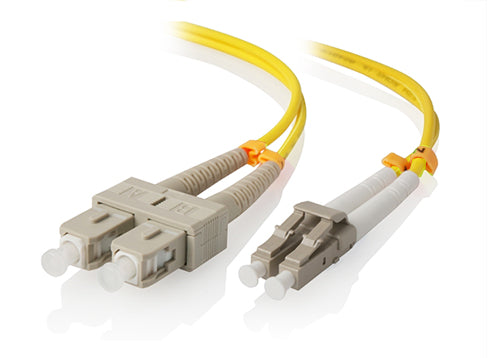 10m LC-SC Single Mode Duplex LSZH Fibre Cable 09/125 OS2