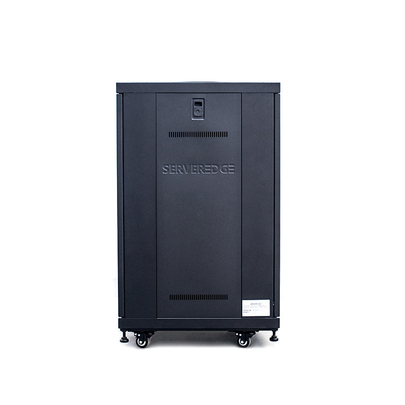 Serveredge 18RU 600mm Wide & 600mm Deep Fully Assembled Free Standing Server Cabinet