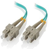 2m SC-SC 40G/100G Multi Mode Duplex LSZH Fibre Cable 50/125 OM4
