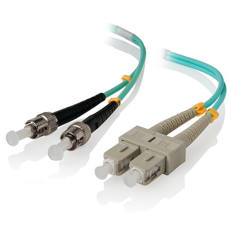 1m ST-SC 10G Multimode Duplex LSZH Fibre Cable 50/125 OM3