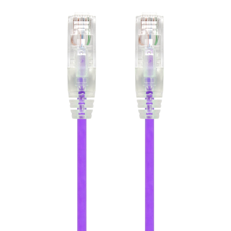 1.5m Purple Ultra Slim Cat6 Network Cable, UTP, 28AWG